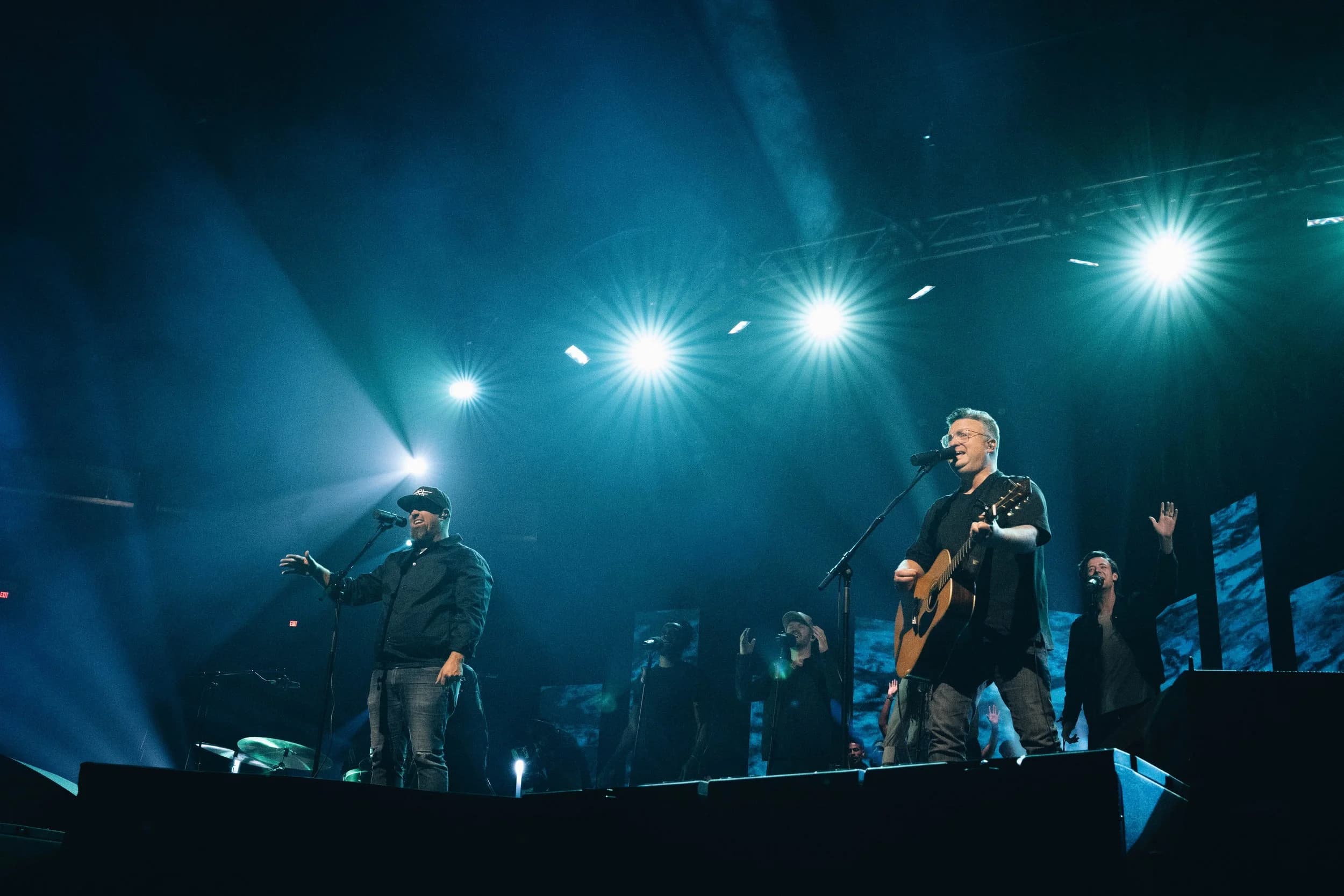 Shane & Shane performing in concert